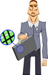 businessman with briefcase