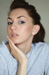 Portrait of beautiful woman