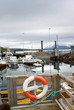 Foto: Quiet Harbor with boats in the Norwegian Sea. Quiet Harbor with boats in the Norwegian Sea.
