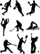 Sports Silhouettes Vector