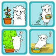 sheep-green-water