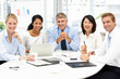 Business meeting in an office