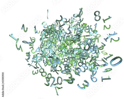 Illustration: zahlen zahlen