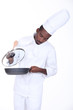 A chef in the kitchen