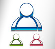 user web icon set