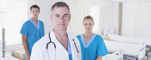 Photo: Doctor and nurses in hospital Doctor and nurses in hospital
