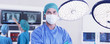 Portrait of surgeon in operating room