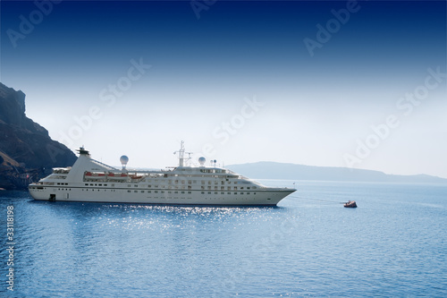 Photo: luxury white cruise ship luxury white cruise ship