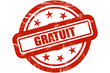 Sternen Stempel rot GRATUIT