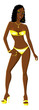 Yellow Swimsuit Girl
