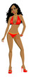 Red Swimsuit Girl