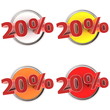 Discount Buttons - 20%