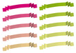 rubans colorés pour bannière rubans colorés pour bannière