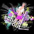 Partyflyer Schoolout