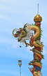 Chinese style dragon statue