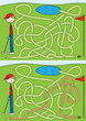 Golf maze