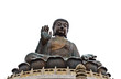 Giant Buddha. on Lantau Island, Hong Kong.