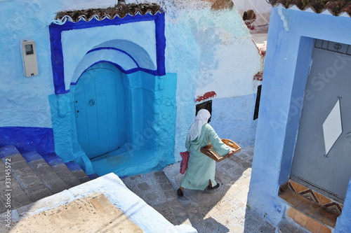 Photo: Blue medina of Chechaouen, Morocco Blue medina of Chechaouen, Morocco