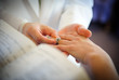 Wedding ring exchange