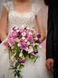 Bride holding bouquet