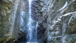 Chantara Waterfalls in Trodos mountains, Cyprus