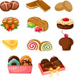 set of dessert