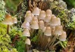 Setas, Psathyrella multipedata.