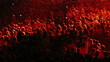 Cheering Crowd in a concert hall Cheering Crowd in a concert hall