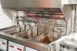 Deep fryer with oil Deep fryer with oil