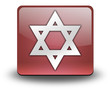 Red 3D Effect Icon "Star Of David"