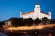 Bratislava castle at night, Slovakia Bratislava castle at night, Slovakia