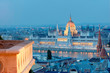 Budapest Parlament und Brüstung