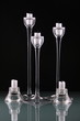 Glass candlesticks Glass candlesticks