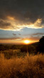 Desert Scenics: Stormy Sunset