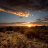 Desert Scenics: Stormy Sunset - Fine Art prints