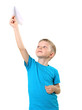 little boy in studio