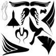 Wings, vector illustration
