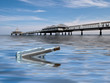 Foto: Sebrücke Heringsdorf mit Flaschenpost Sebrücke Heringsdorf mit Flaschenpost
