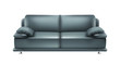 Black couch vector illustration. Black couch vector illustration.