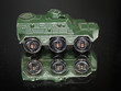 Green Model Military Armoured Car