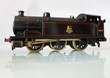 Antique model steam train