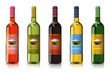 Set of wine bottles Set of wine bottles