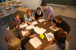 Gruppenarbeit betreuen