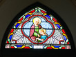 painted glasses of saint in the Church painted glasses of saint in the Church