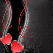 Hearts with chains