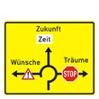 Wegweiser - Kreisverkehr - nach StVO