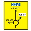 Wegweiser - Kreisverkehr - nach StVO