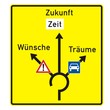 Wegweiser - Kreisverkehr - nach StVO