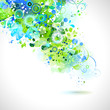 abstract composition with place for text