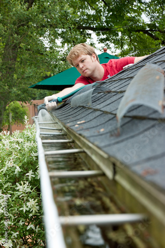 Photo: Cleaning Gutters Cleaning Gutters